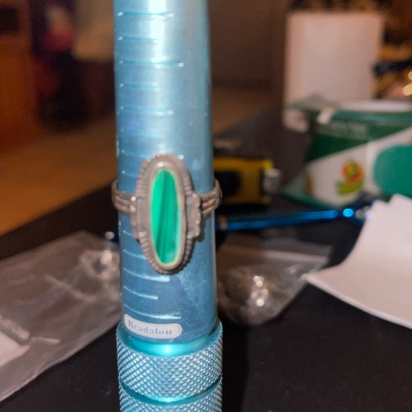 Vintage Native American Navajo malachite